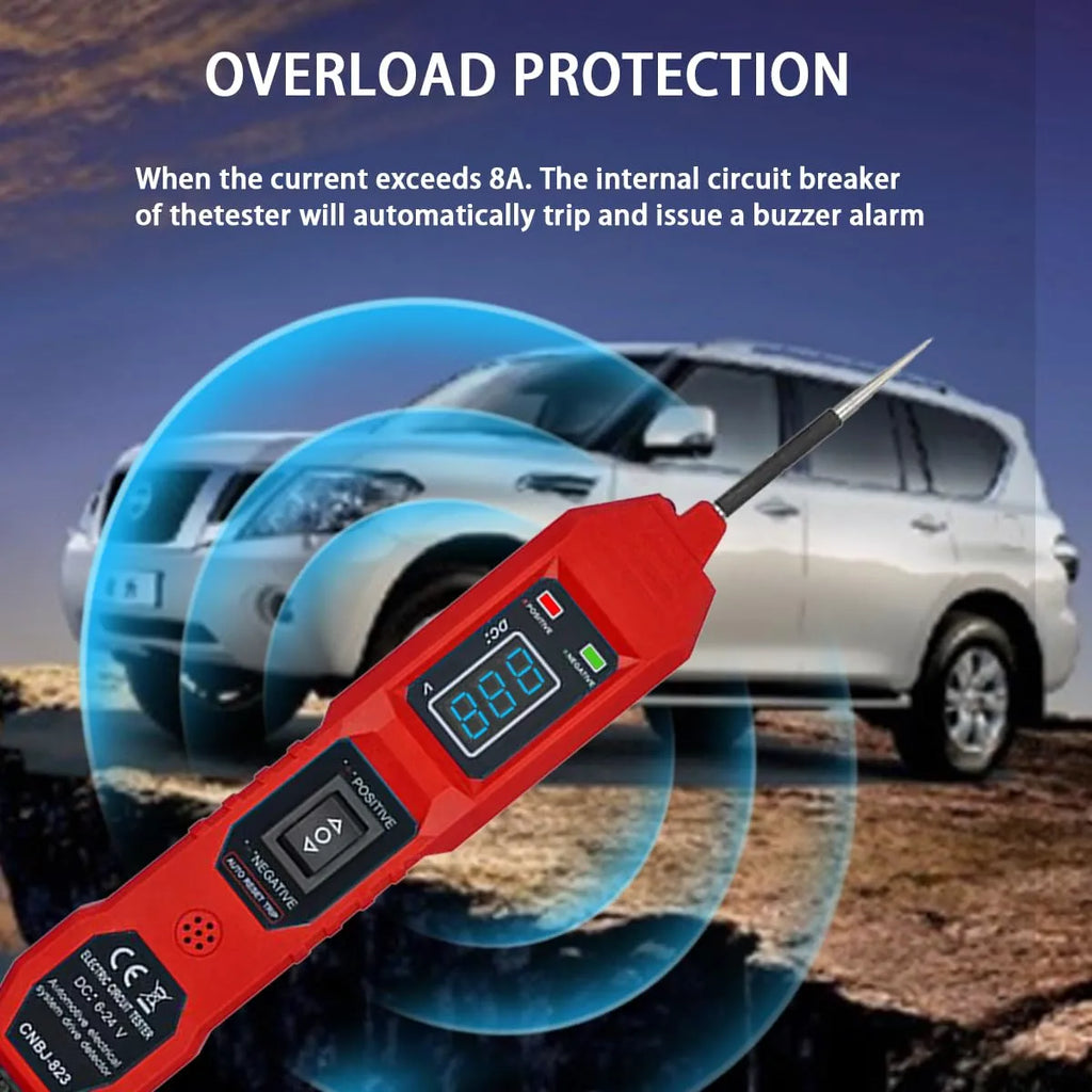 Mrorea Multifunctional Digital Automotive Circuit Tester