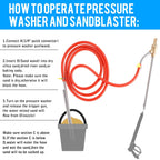 Mrorea High Pressure Abrasive Sandblasting Kit