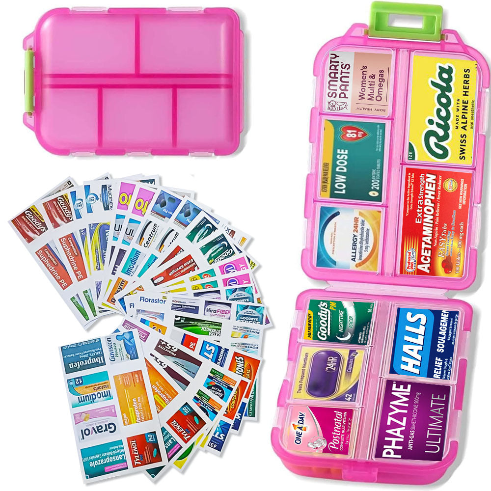Mrorea Portable 7-Day Mini Pill Organizer Case for personal care and daily organization image 3