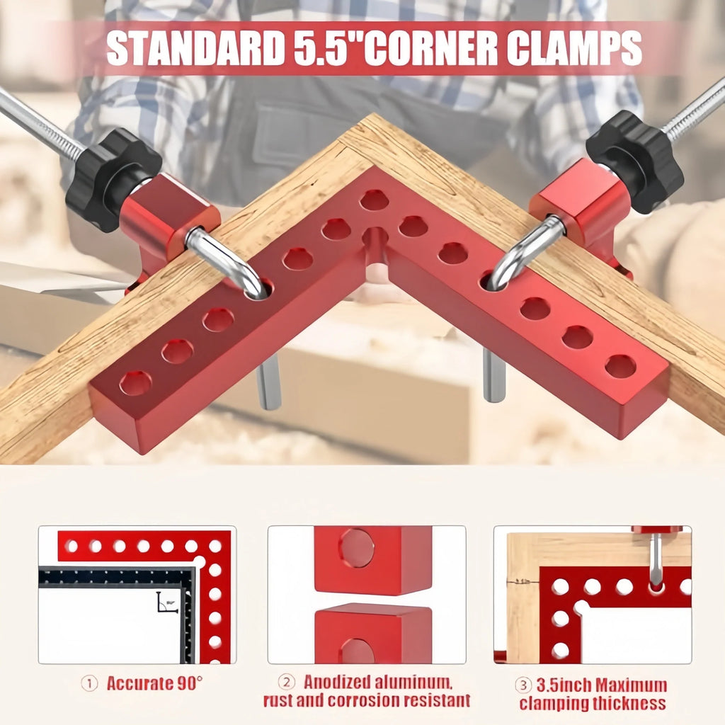 Mrorea 90 Degree Aluminum Corner Clamps