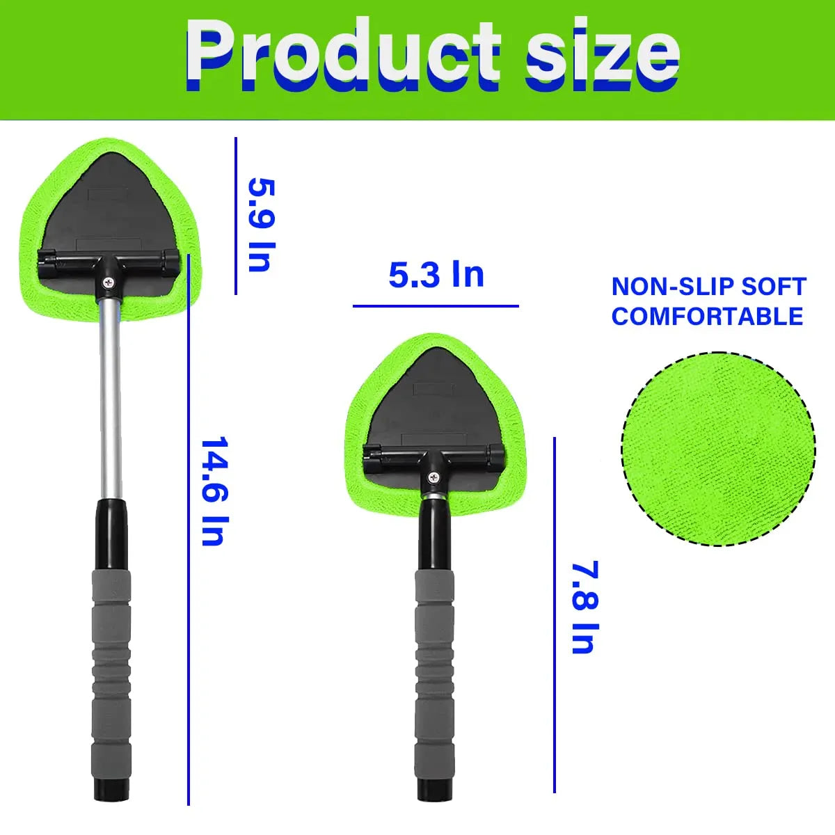 Mrorea Extendable Microfiber Windshield Cleaning Tool