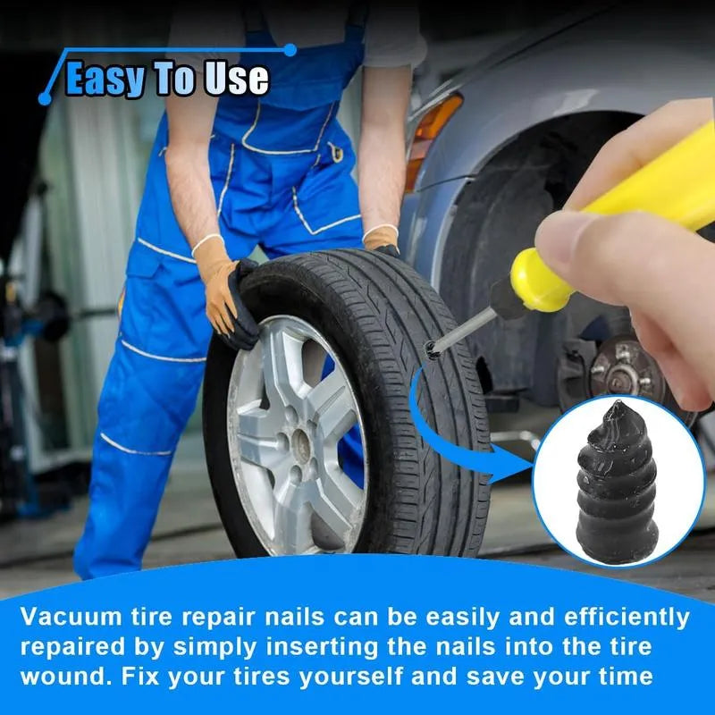 Mrorea Self Sealing Rubber Tire Repair Nail Kit