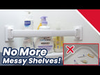 Mrorea RV Shower Caddy Corner Storage Rustproof Aluminum Bar