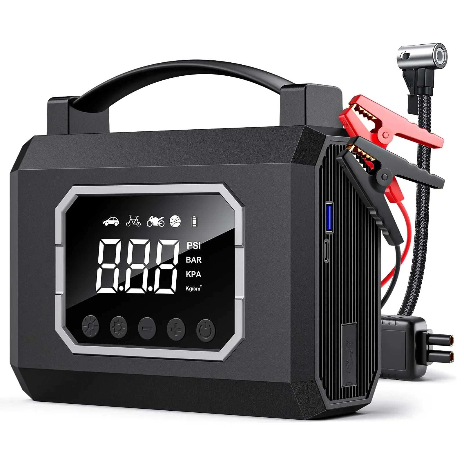 Mrorea 4000A Jump Starter with Air Compressor
