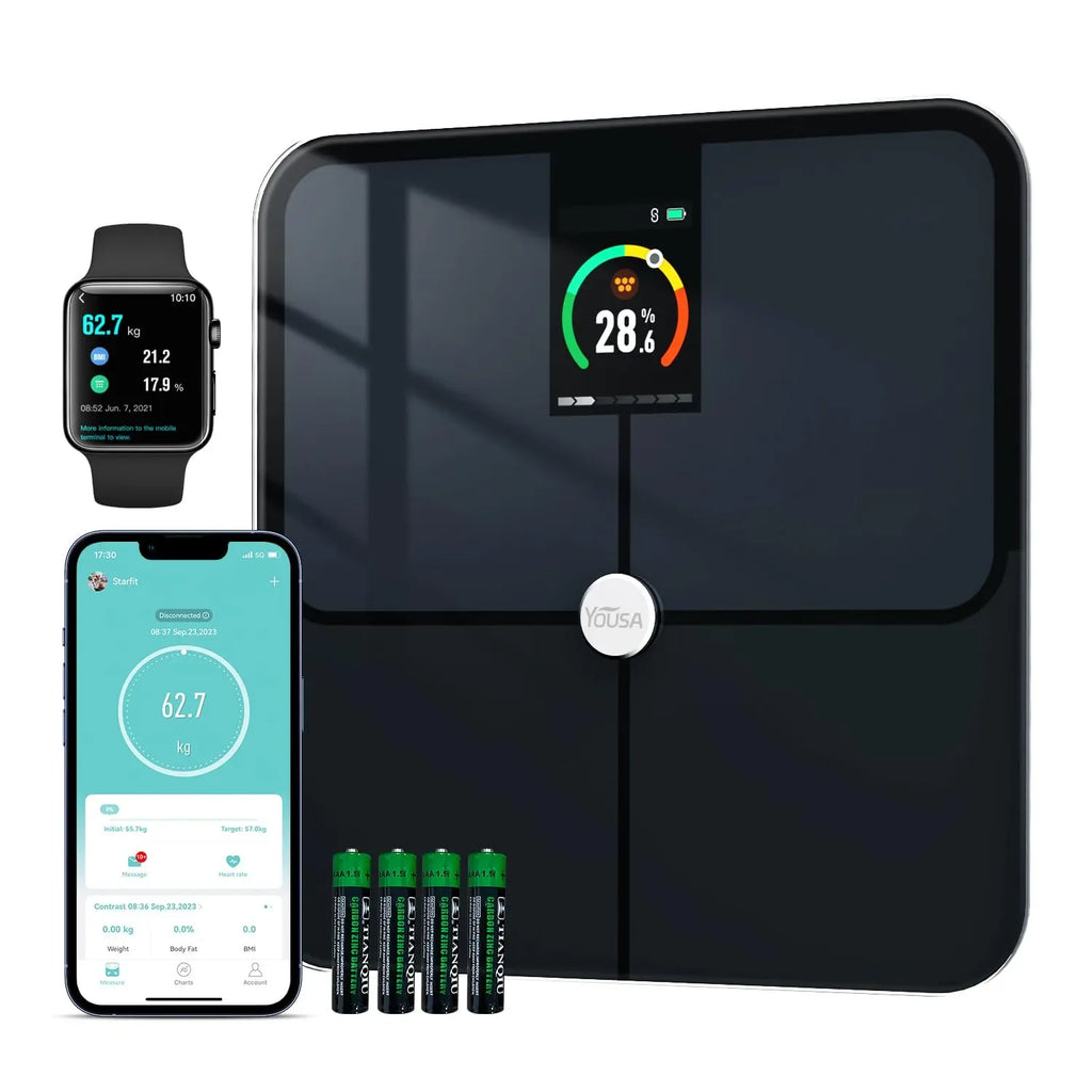 Mrorea High-Accuracy Bluetooth Body Fat Smart Scale