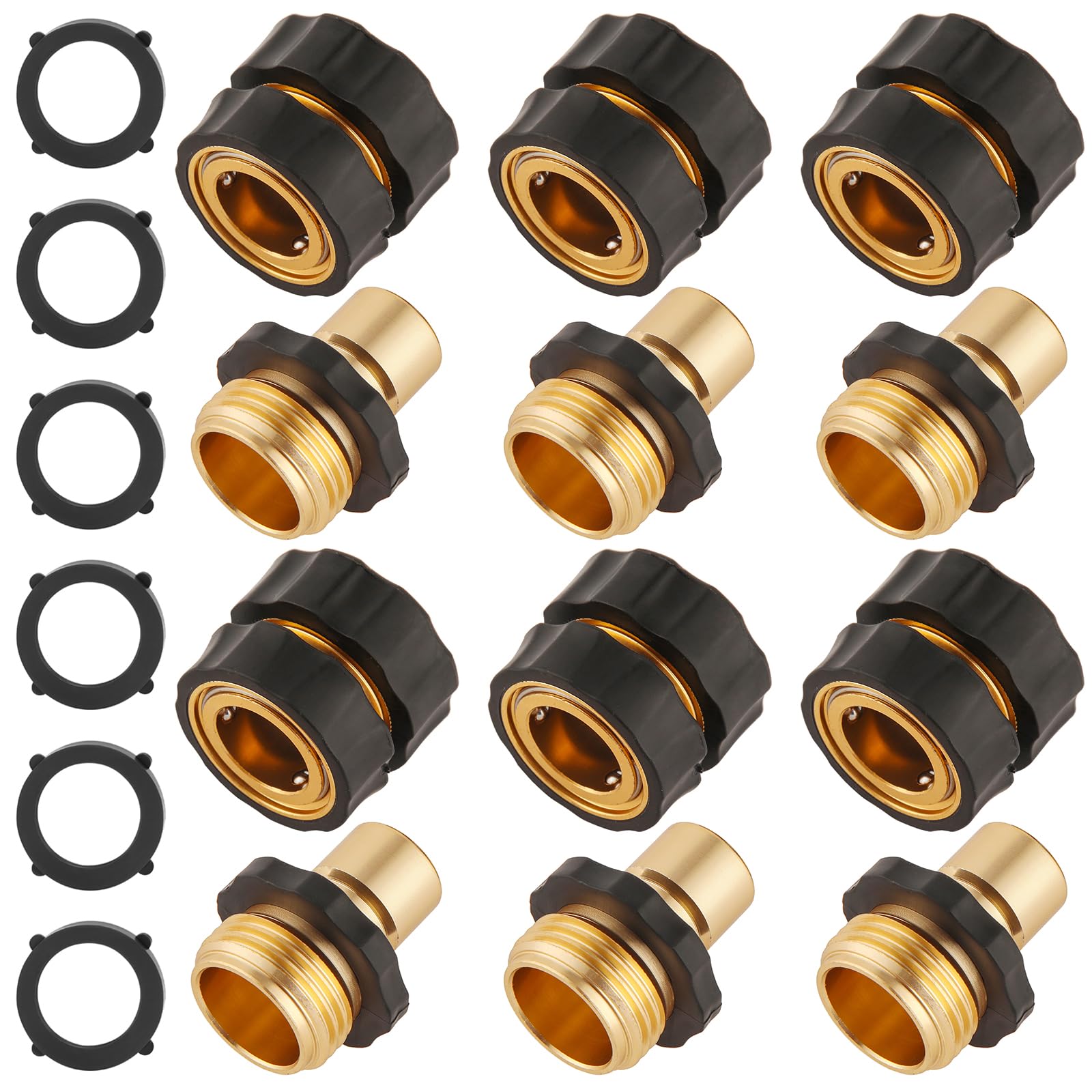 Mrorea Quick-Release Garden Hose Connector Set