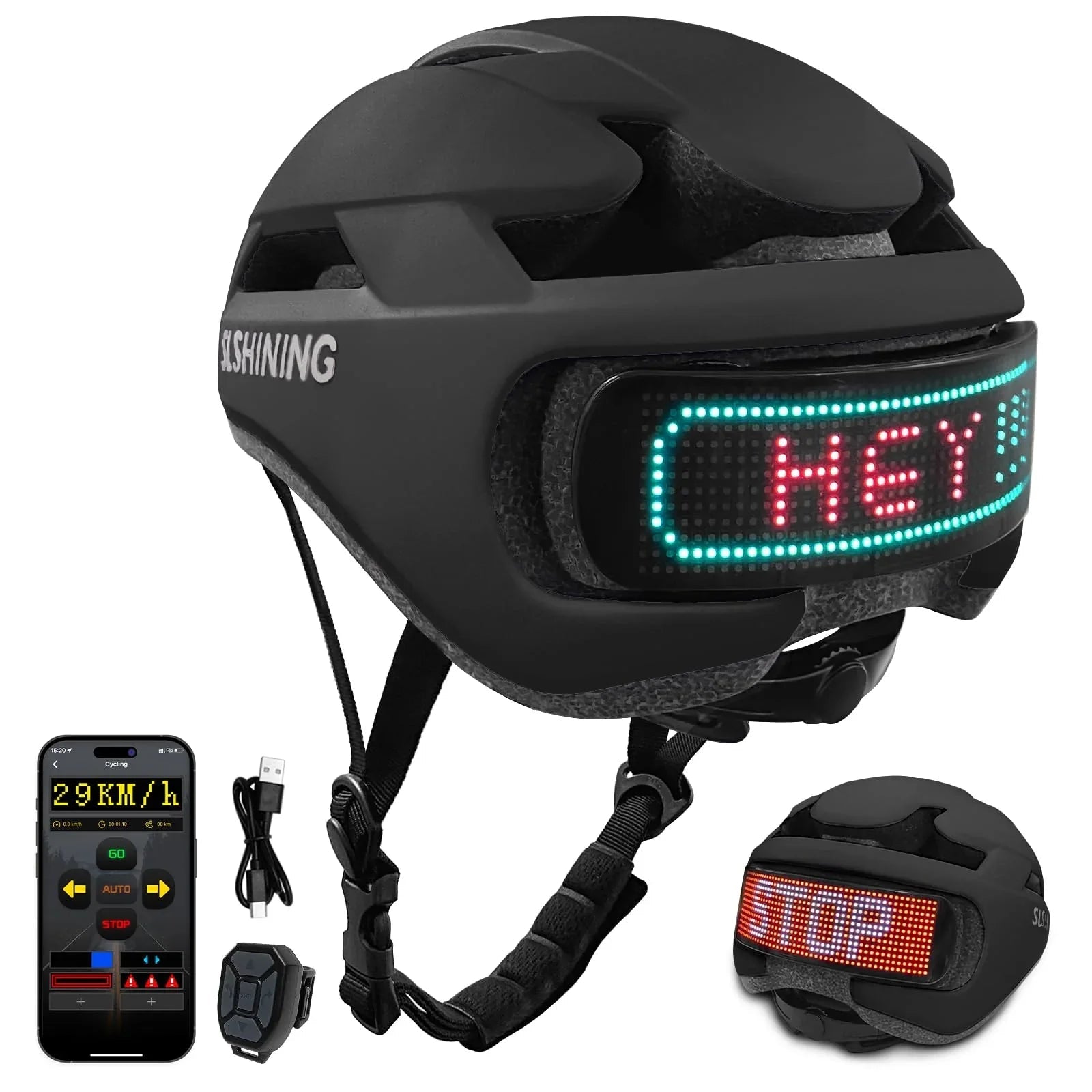 Mrorea Smart Bike Helmet with Light