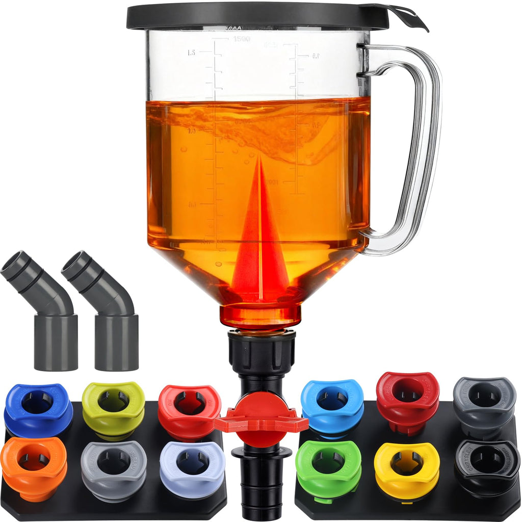 Mrorea Spill-Proof Oil Funnel Kit 51oz