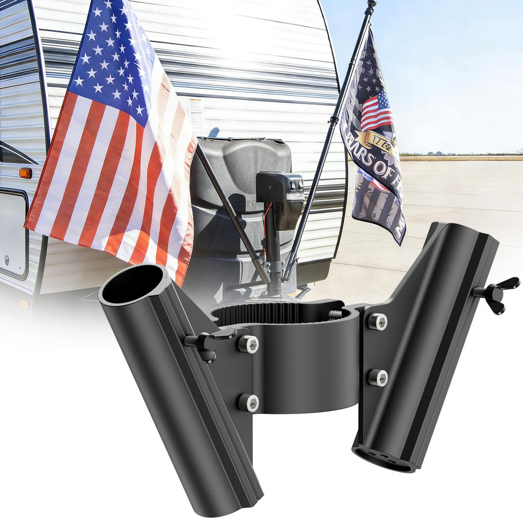 Mrorea Dual Flag Pole Mount