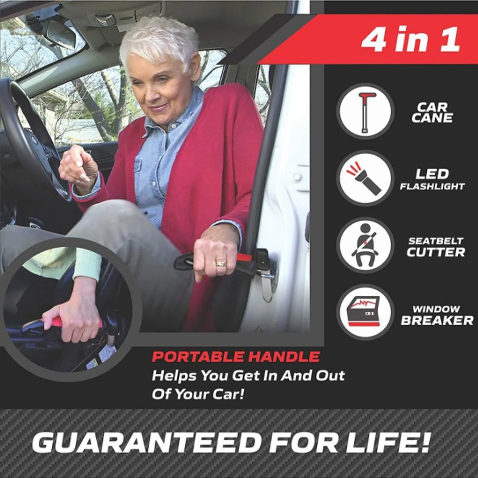 Mrorea Portable Car Door Handle