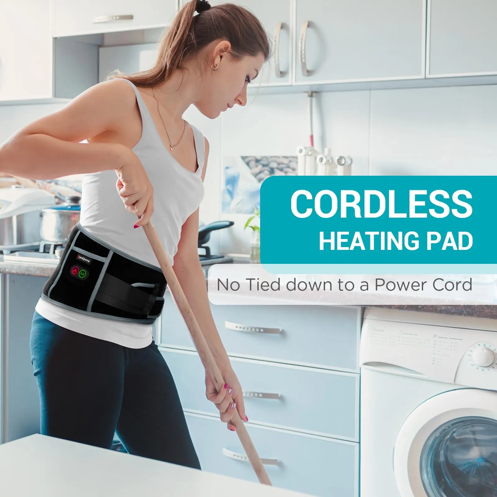 Mrorea Cordless Heated Massage Pad