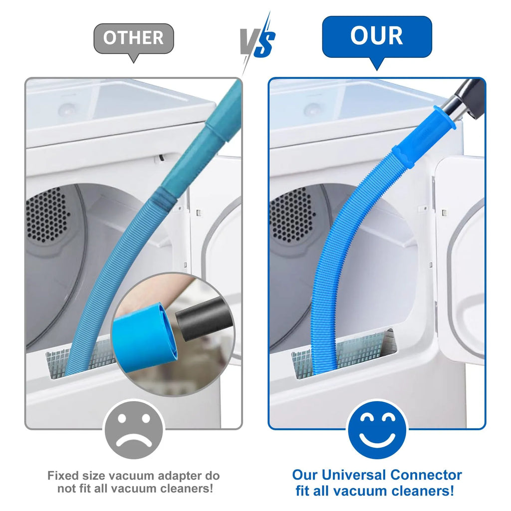 Mrorea Dryer Vent Cleaner Kit with Vacuum Hose Attachment