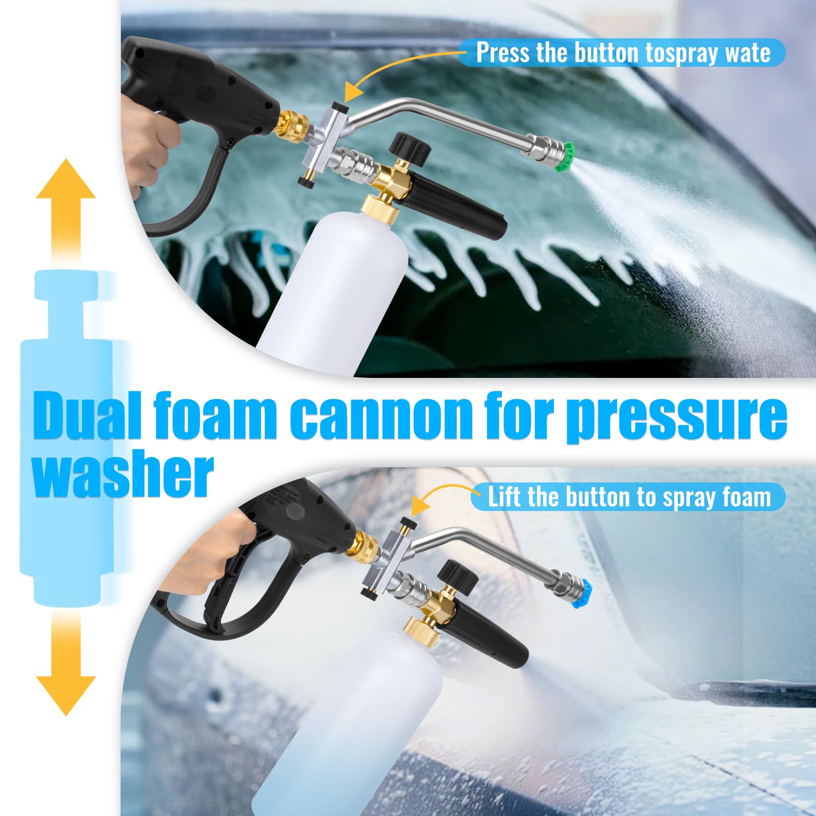 Mrorea 2-in-1 Dual-Function Foam Sprayer