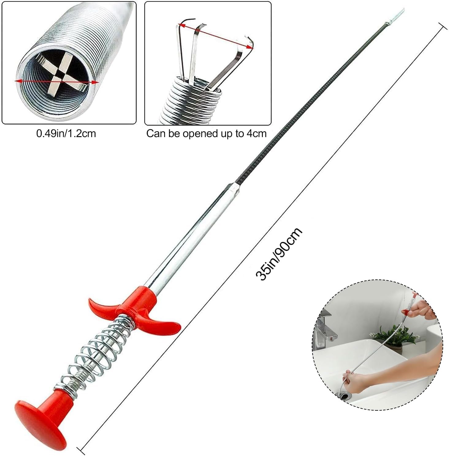 Mrorea 4 Claws Bendable Hose Pickup Reacher