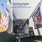 Mrorea Dual Flag Pole Mount