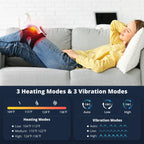 Mrorea Cordless Heated Knee Massager for fitness workout and wellness routine image 3