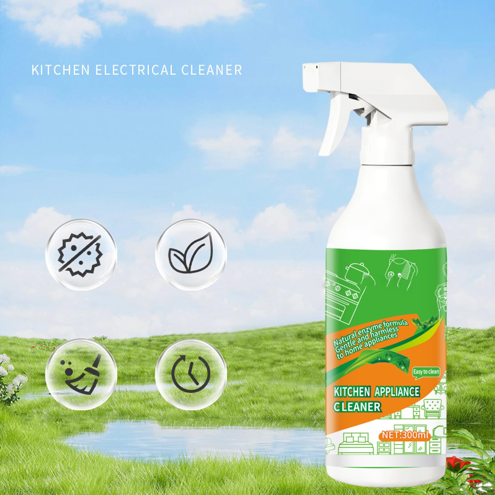 Mrorea Electrolyzed Ion Kitchen Cleaner Spray