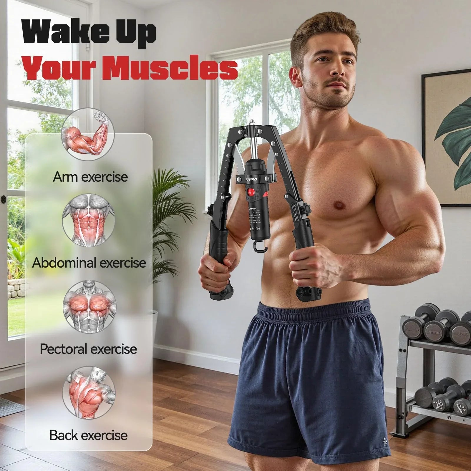 Mrorea Chest & Arm Twister Core Trainer for fitness workout and wellness routine image 2
