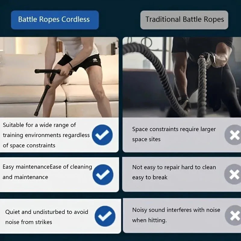 Mrorea Adjustable Ropeless Battle Ropes Training