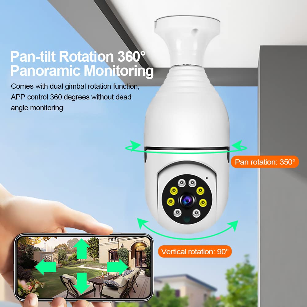 Mrorea Light Bulb Security Camera