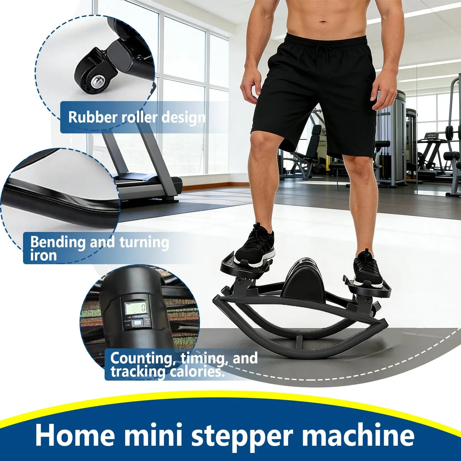 Mrorea U Shaped Rock Stepper Machine