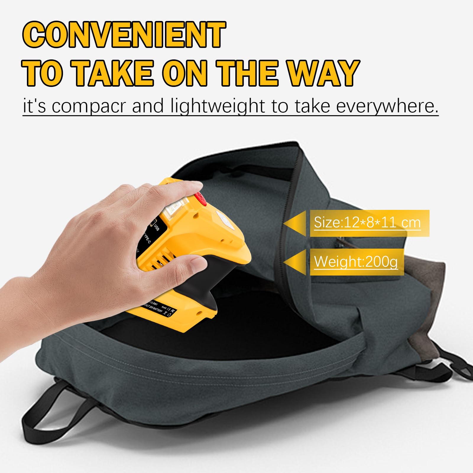Mrorea Portable Power Inverter Adapter