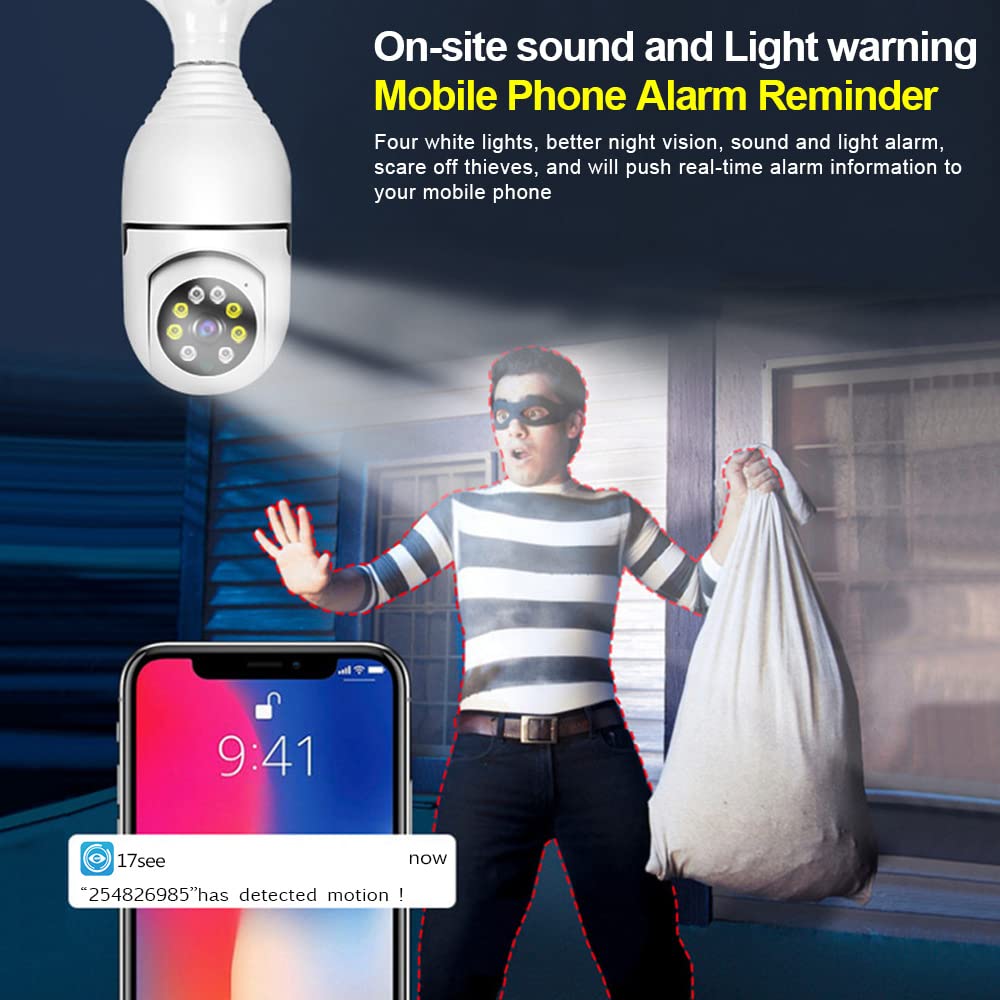 Mrorea Light Bulb Security Camera