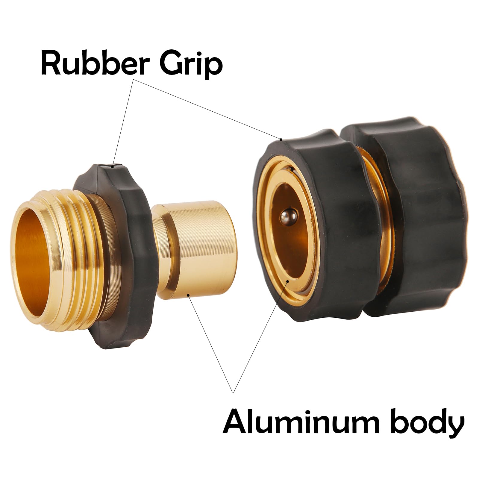 Mrorea Quick-Release Garden Hose Connector Set