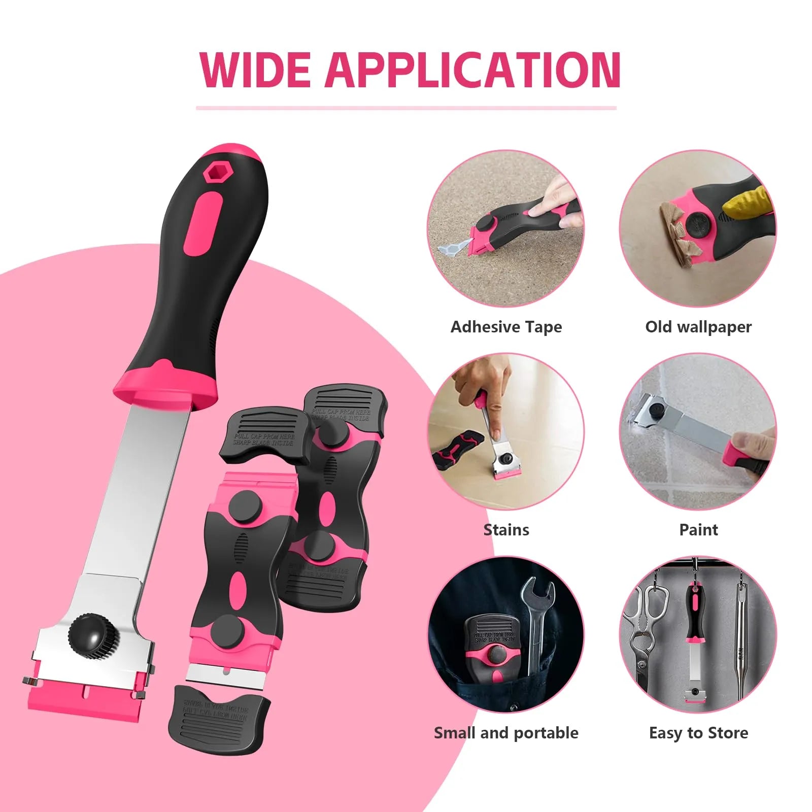 Mrorea Multi Purpose Razor Blade Scraper Set