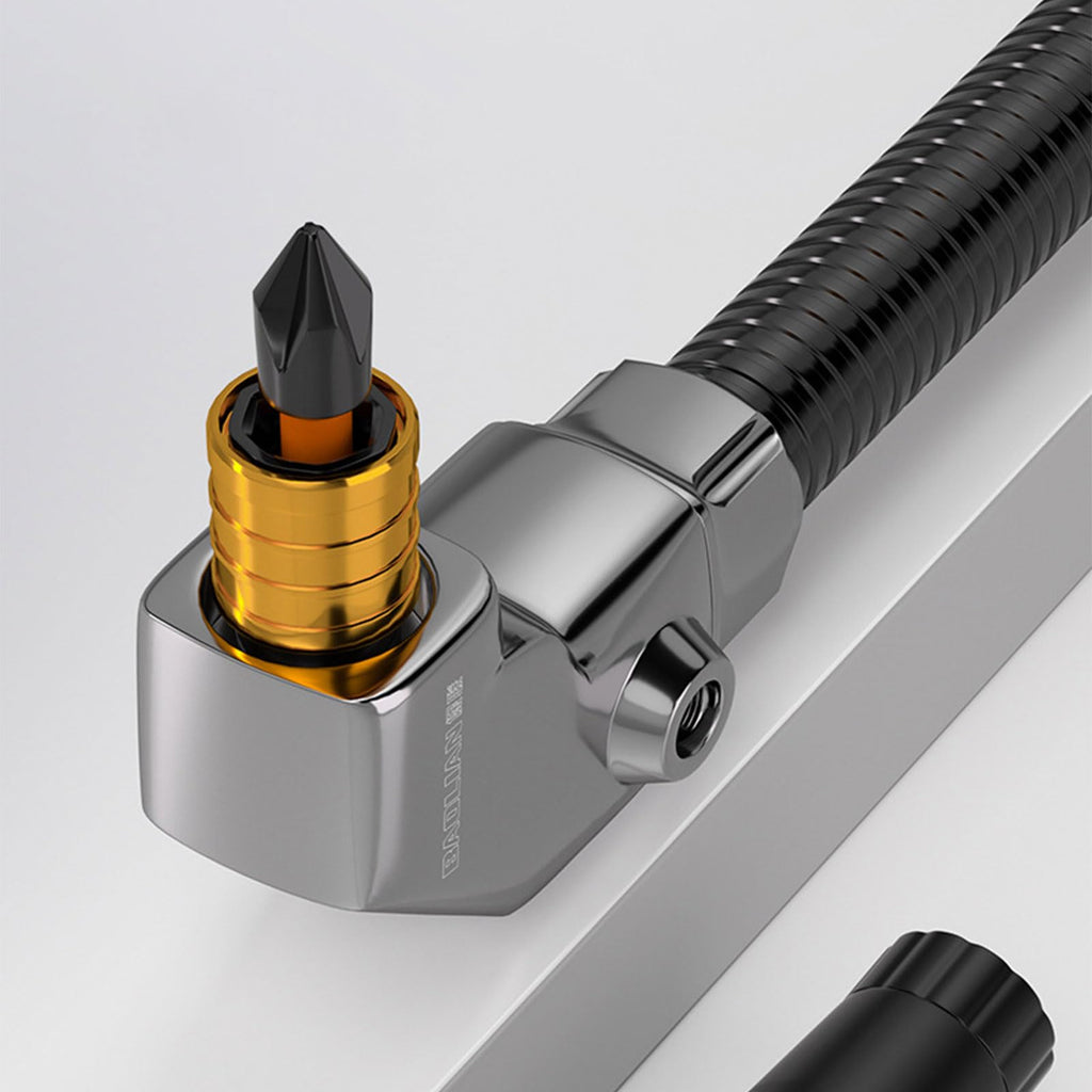 Mrorea Durable Alloy Steel Right Angle Drill Adapter