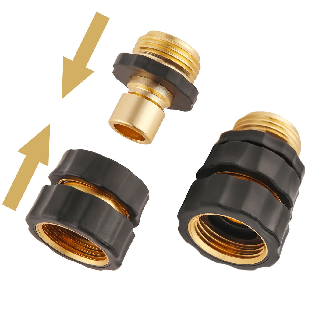 Mrorea Quick-Release Garden Hose Connector Set