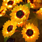 Mrorea Waterproof Realistic Solar LED Sunflower Lights for garden lawn and outdoor maintenance image 7