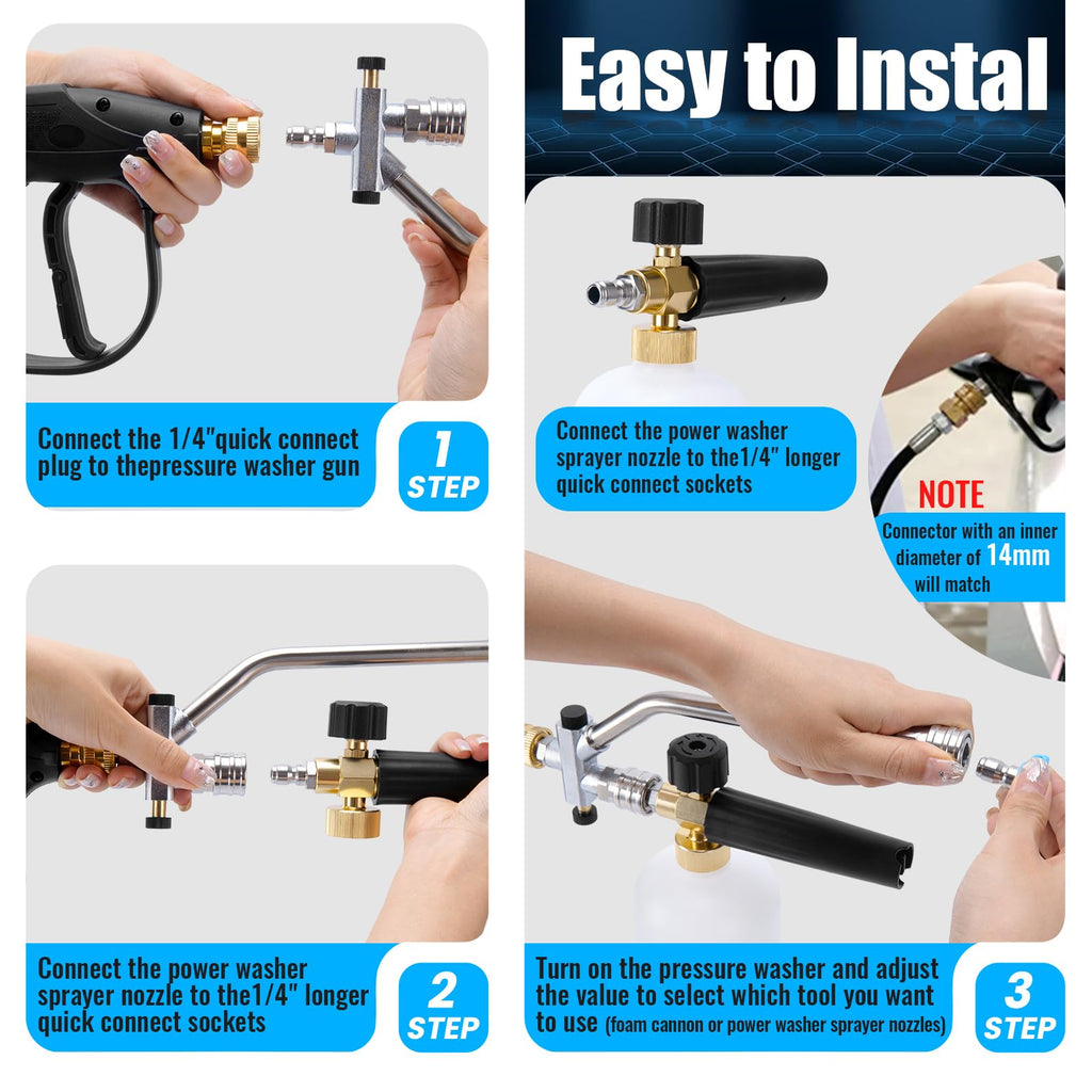 Mrorea 2-in-1 Dual-Function Foam Sprayer