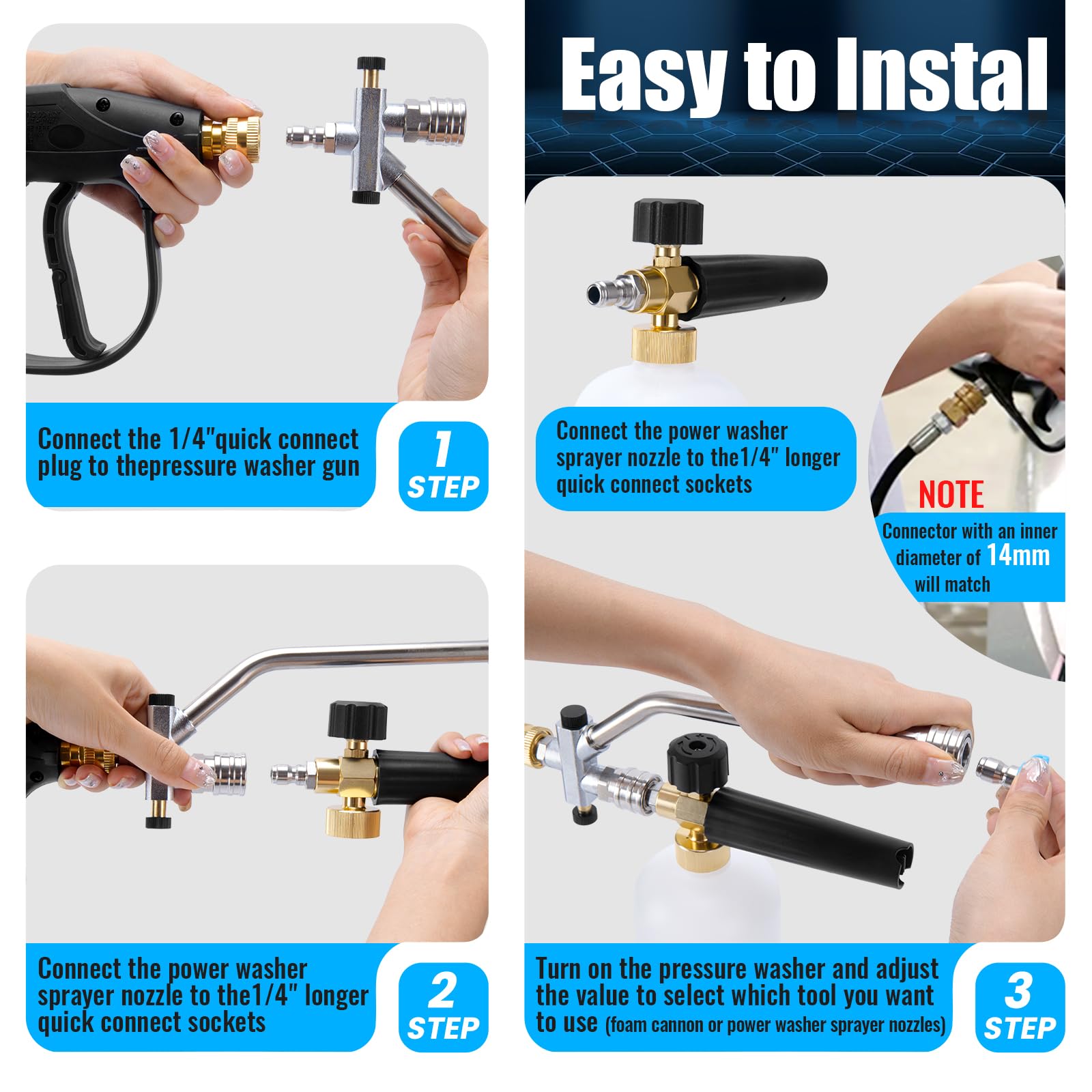 Mrorea 2-in-1 Dual-Function Foam Sprayer