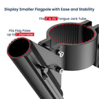 Mrorea Dual Flag Pole Mount