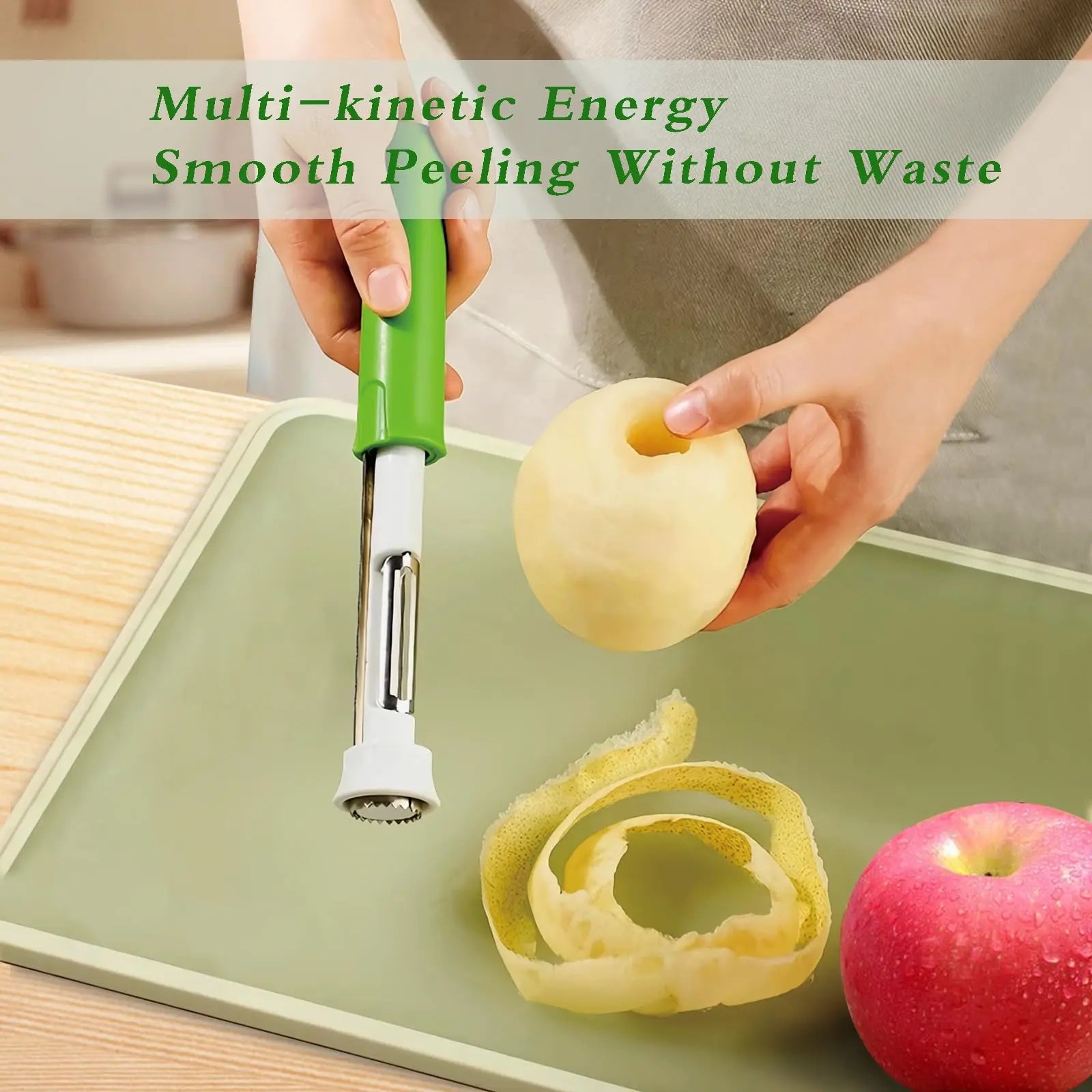Mrorea 2-in-1 Telescopic Fruit Vegetable Peeling