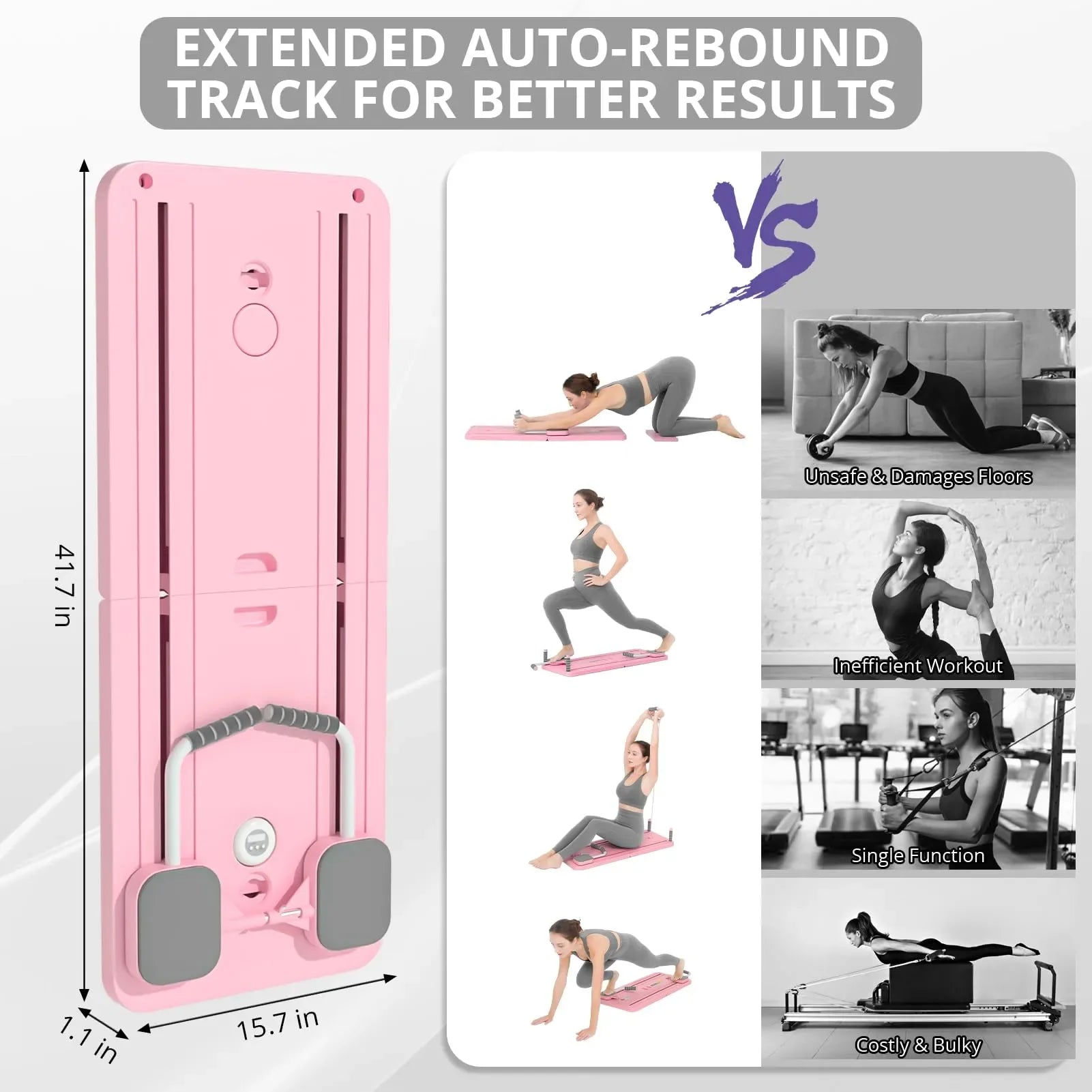 Mrorea 5 in 1 Pilates Sliding Board