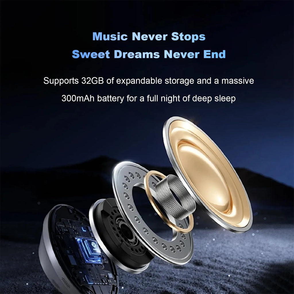 Mrorea Bluetooth Bone Conduction Pillow Speaker