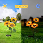 Mrorea Waterproof Realistic Solar LED Sunflower Lights for garden lawn and outdoor maintenance image 6