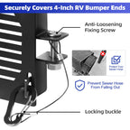 Mrorea Aluminum Vented Bumper End Cap