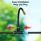 Mrorea Adjustable Copper Nozzle Drip Irrigation System for garden lawn and outdoor maintenance image 5