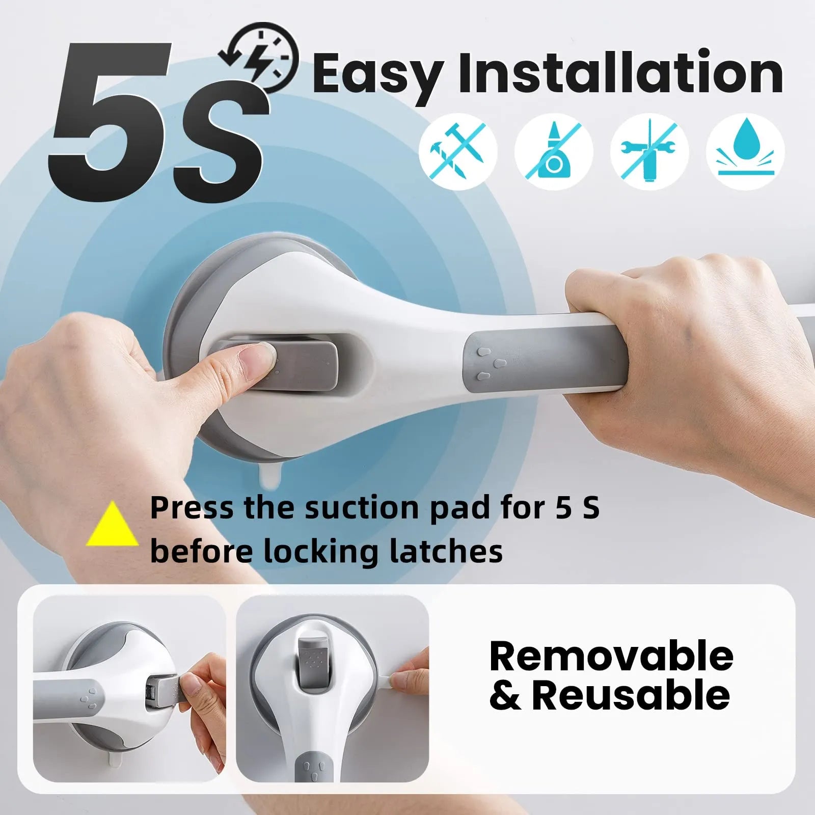 Mrorea Shower Grab Bars
