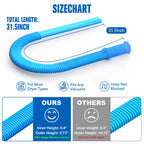 Mrorea Dryer Vent Cleaner Kit with Vacuum Hose Attachment