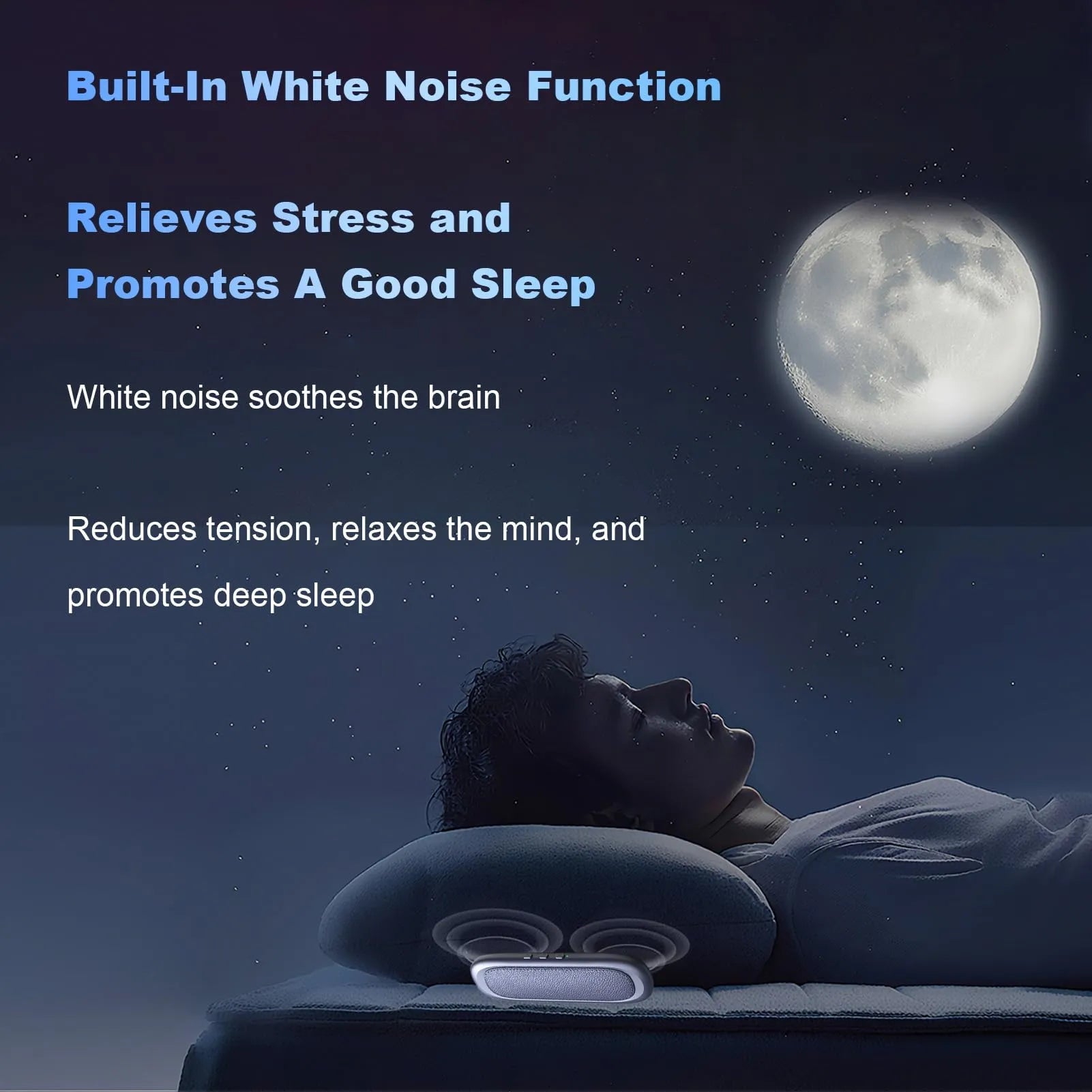 Mrorea Bluetooth Bone Conduction Pillow Speaker