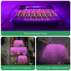 Mrorea Seed Starter Tray with Grow Light Set for garden lawn and outdoor maintenance image 6