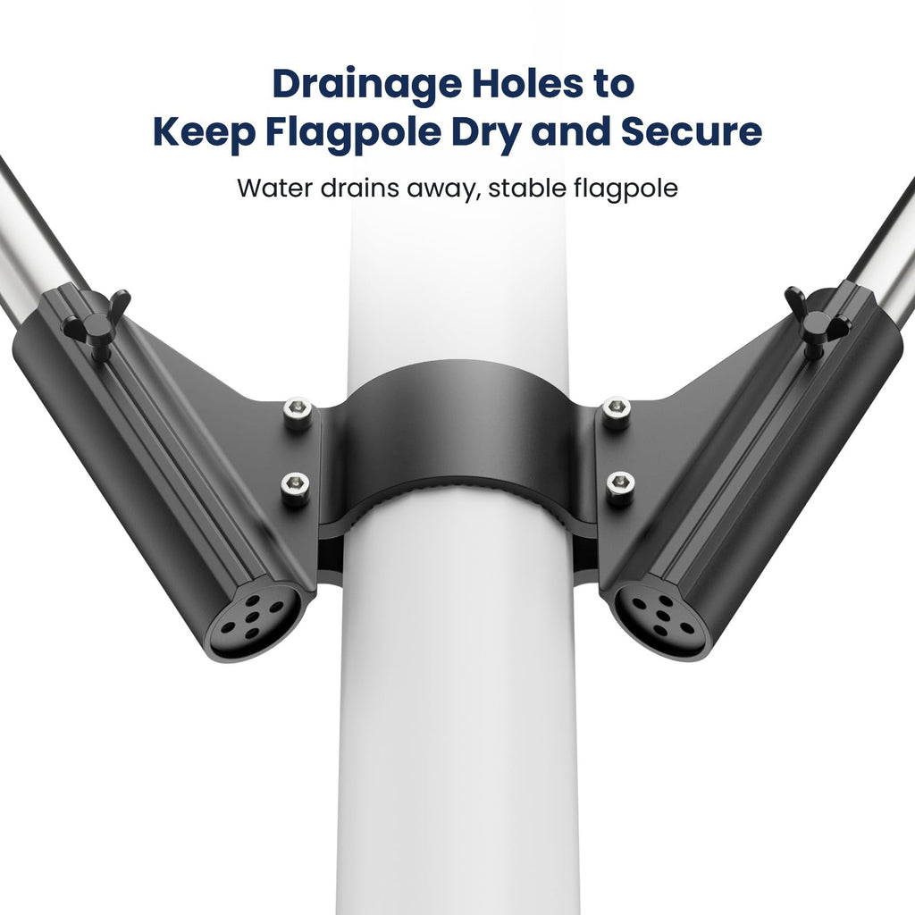 Mrorea Dual Flag Pole Mount