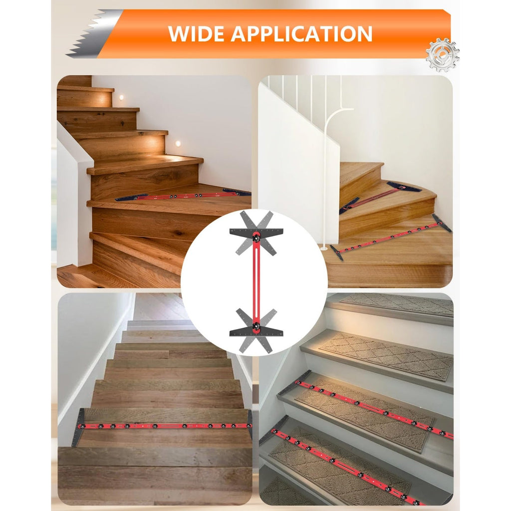Mrorea Aluminum Alloy Adjustable Stair Tread Tool