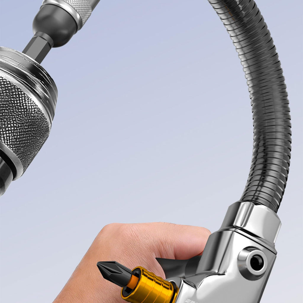 Mrorea Durable Alloy Steel Right Angle Drill Adapter