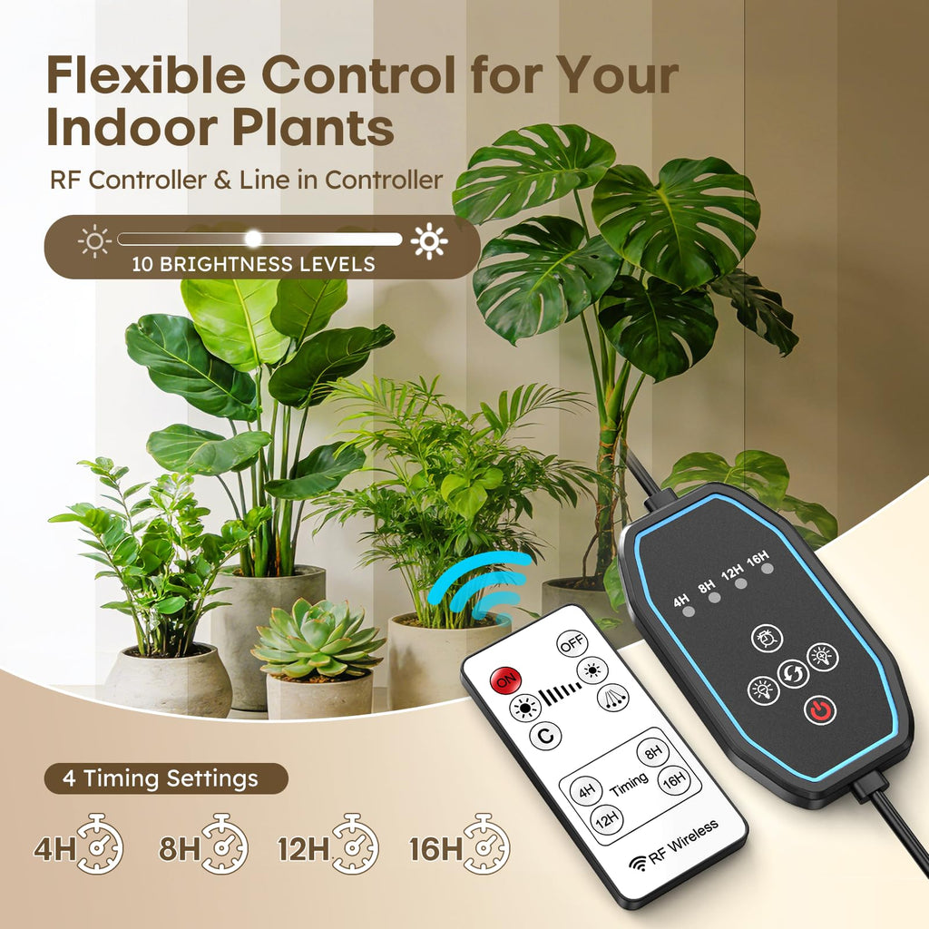 Mrorea 360° Grow Lights for Indoor Plants for garden lawn and outdoor maintenance image 6