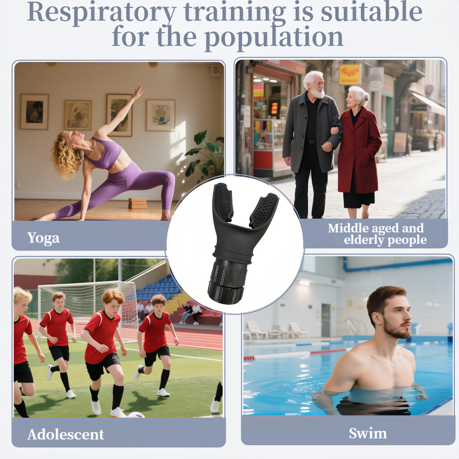 Mrorea Adjustable Resistance Breathing Trainer